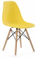 Стул для кухни Eames DSW, желтый