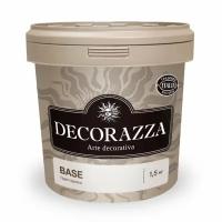 Грунт-краска для декоративных штукатурок Decorazza Base (1,5кг) белая