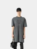 Женское платье Han Kjøbenhavn Butterfly Tribal Distressed Tee Dress Grey, Серый, M