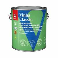 Кроющий антисептик для деревянных фасадов Tikkurila Vinha Classic (2,7л) белый