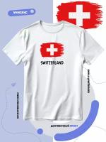 Футболка с флагом Швейцарии-Switzerland