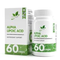 Альфа липоевая кислота NATURALSUPP Alpha lipoic acid 100мг (60 капсул)