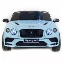 Детский электромобиль Bentley Continental Supersports голубого цвета