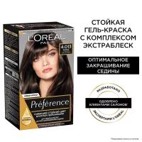 L'Oreal Paris Preference стойкая краска для волос, 4.01/4.013 Париж