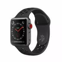 Ремешок для Apple Watch 38/40/41mm Nike Sport Band Black