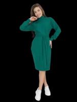Платье ИСА-Текс, размер 52, зеленый