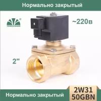 Соленоидный клапан электромагнитный 2W31-50(2") 220В