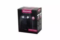 Тепловентилятор Maxwell MW-3455, 2 кВт, 20 м², черный