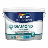 Dulux Diamond / Дюлакс Фасадная краска для минеральных и деревянных поверхностей матовая белая база BW 1л