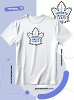 Футболка логотип мэйпл лифс торонто канада