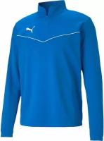 Олимпийка Puma teamRISE 1/4 Zip Top, цвет синий, размер L