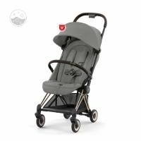 Cybex Coya Прогулочная коляска с бампером, рама Rosegold, Mirage Grey, 0+