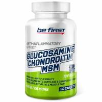 Глюкозамин Be First Glucosamine + Chondroitin + MSM - 90 таблеток, ---