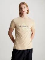 Футболка CALVIN KLEIN, размер M, бежевый