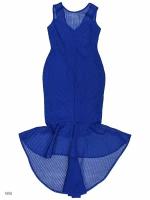 Платье Goddiva коктейльное DR1424-ROYALBLUE-14, синий, 42