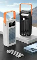 Powerbank с быстрой зарядкой 60 000 мАч и солнечной батареей