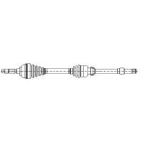 METELLI 17-1198 полуось в сборе (привод)