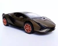 Металлическая модель Lamborghini Sian с выхлопом. Ламба Сиан с дымом