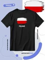 Футболка с флагом Польши-Poland