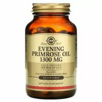 Солгар, масло примулы вечерней, Solgar Evening Primrose Oil, 1300 мг, 60 капсул