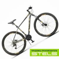 Велосипед 29" Stels Navigator-910 MD, V010, цвет чёрный/золотой, размер 18,5"