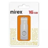 USB накопитель Mirex Swivel 16 ГБ USB 2.0, серебристый 13600-FMUSIS16