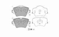 Zekkert Колодки тормозные передние для/задн. BMW 1 (F40) 19- 2 (F45 F46) 13- X1 (F48) 14- X2 (F39) 17- Mini