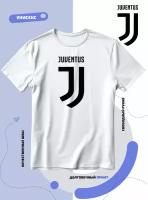 Футболка логотип ювентус турин италия