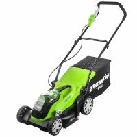 Газонокосилка Greenworks G40LM35K4 40V 2501907UB (35 см) аккумуляторная с 4 Ач аккумулятором и зарядным устройством