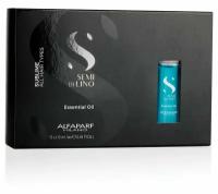 Alfaparf Milano SEMI DI LINO Масло увлажняющее для всех типов волос Sublime Essential Oil 12 ампул по 13 мл / Италия / Профессиональный уход за волосами