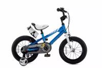 Детский велосипед Royal Baby Freestyle Steel 16, год 2022, цвет Синий