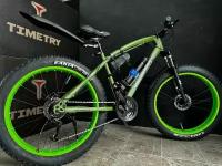 Велосипед Fatbike Richiesto 26" Фэтбайк Спортивный Взрослый Подростковый, зеленый