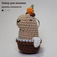 Набор для вязания "crochet internet" брелок Капибара