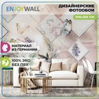 EnjoyWall Фотообои на стену бумажные для спальни комнаты Амели 300х250