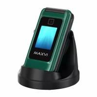 Телефон MAXVI E8, 2 SIM, зелeный