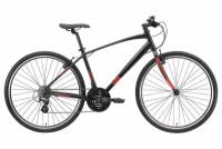 Велосипед Stark Terros 28.3 V (2024) 16" черный матовый металлик/оранжевый, черный