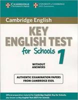 Cambridge ESOL "Cambridge Key English Test for Schools 1 Student's Book without answers"