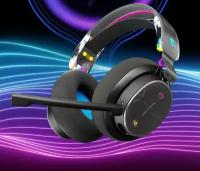 Игровые наушники беспроводные Skullcandy PLYR Wireless, Bluetooth, 3.5 мм, черный