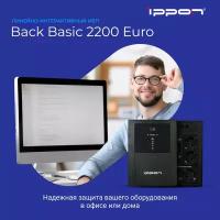 Источник бесперебойного питания Ippon Back Basic 2200 Euro 1320Вт 2200ВА черный