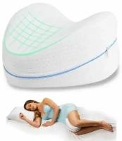 Подушка для ног ортопедическая J-336 с эффектом памяти / подушка между ног для сна, в самолет, для беременных