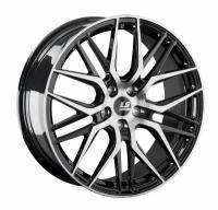 Колесный диск LS FORGED LS FG04 19x8" PCD5x114,3 ET45 D67.1 черный глянцевый с полированными лучами