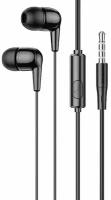 Наушники HOCO M97 Enjoy universal earphones with microphone 1.2м, Jack 3.5mm, black