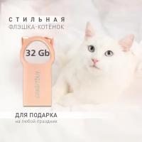 Флеш-накопитель USB 2.0 Smartbuy 32GB MC5 Kitty (SB032GBMC5), розовый