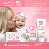 Зубная паста R.O.C.S. PRO Baby Минеральная защита и нежный уход 45 гр