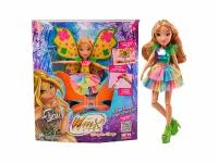 Кукла Winx Club Bling the Wings Флора с крыльями и глиттером, 24 см