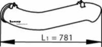 DINEX 81729 Труба выхлопная Volvo FH/FM RVI Premium,Kerax, Magnum