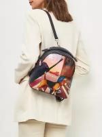 Рюкзак женский средних размеров CURANNI с принтом Сан сет