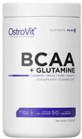 Аминокислоты BCAA (БЦАА), OstroVit, Supreme Pure BCAA + Glutamine, 500 г, Нейтральный