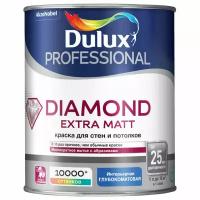 Краска в/д dulux trade diamond extra matt база bс для стен и потолков 0,9л бесцветная, арт.5273954