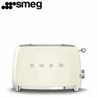 Тостер на 2 ломтика SMEG TSF01CREU / мощность 950 Вт / на 2 ломтика / кремовый